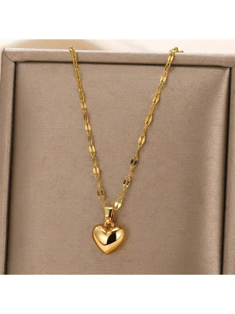 Retro  Love Heart Necklace